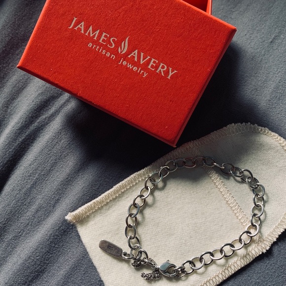 James Avery Jewelry - James Avery forged link charm bracelet. New